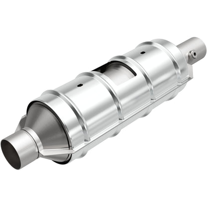 Stainless stainless steel catalytic converter from MagnaFlow Exhaust Products part number 55400