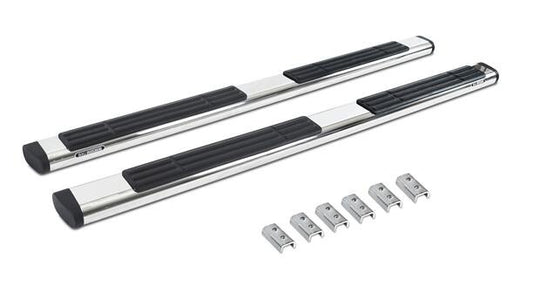 Silver stainless steel step nerf bar from Big Country part number 396876