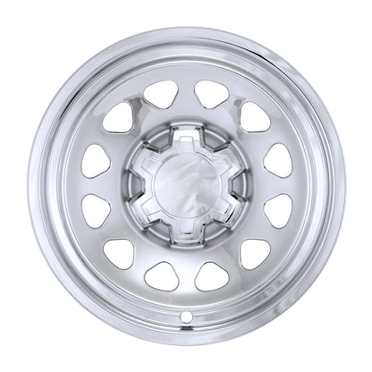 Silver abs plastic wheel skin 17 diameter from Coast To Coast part number IMP100XN