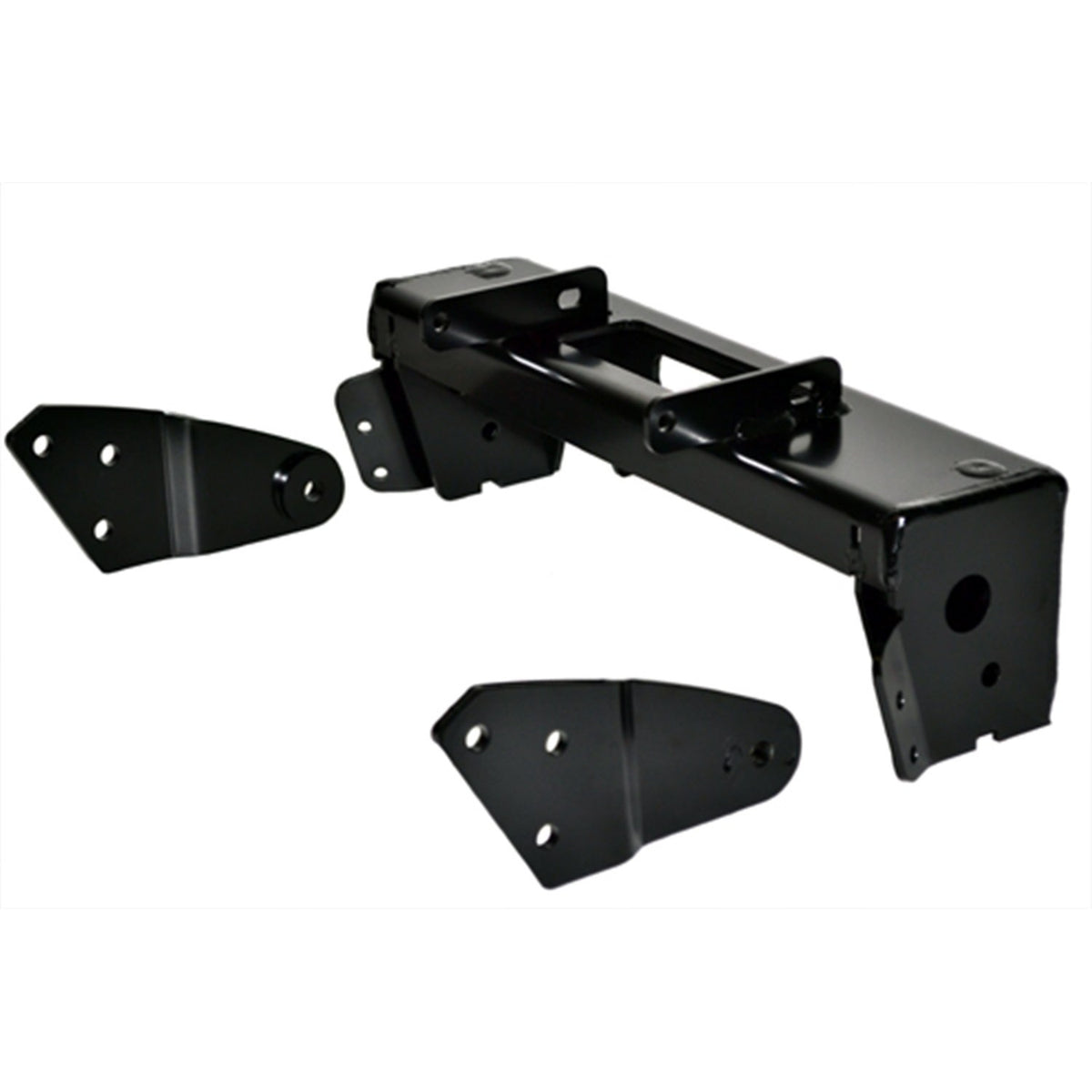 Black snow plow mount from Warn part number 80558