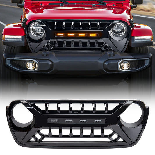 Glossy black abs plastic grille from AMERICAN MODIFIED part number AMJPCA00128