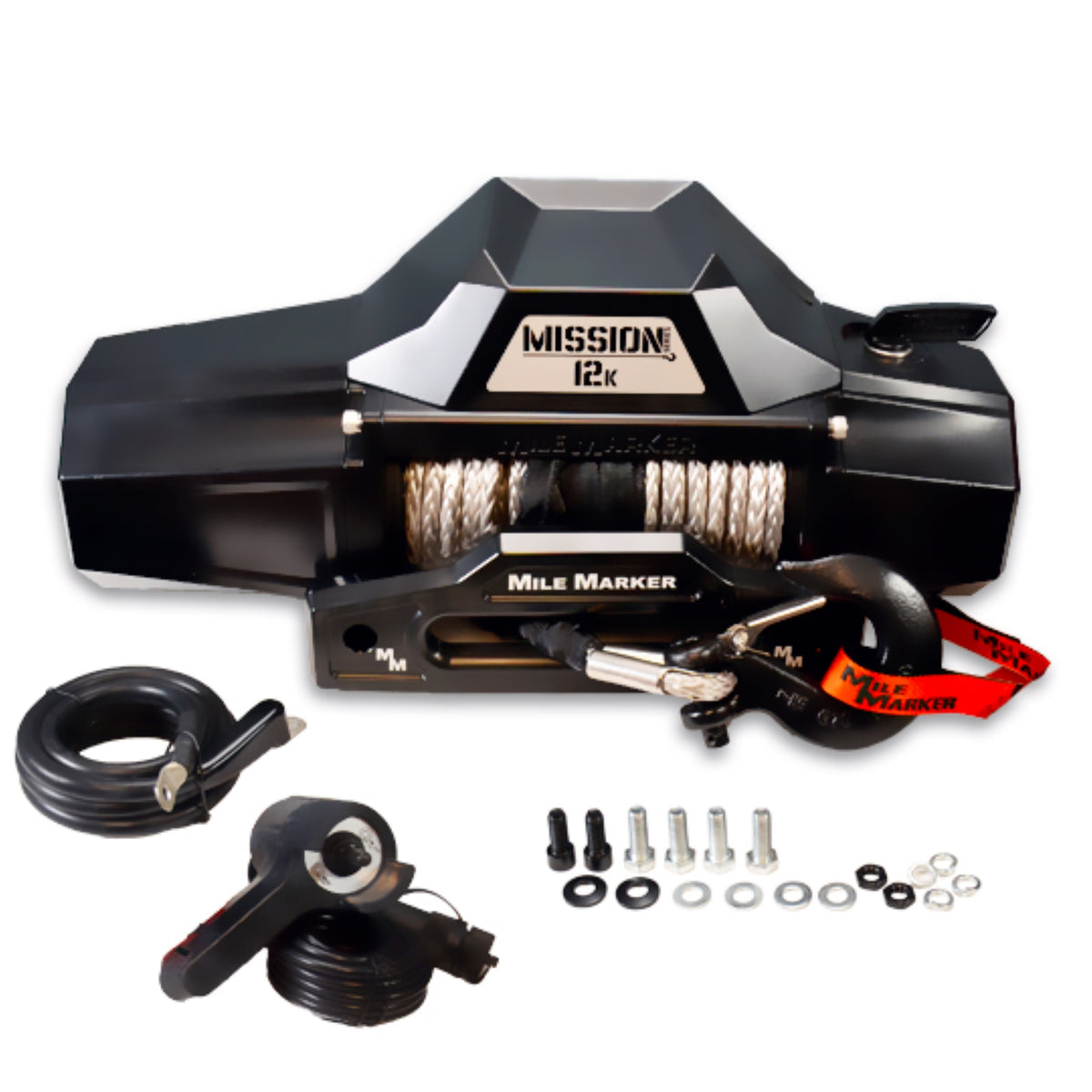 Powdercoat all metal housing winch from Mile Marker part number 78-53251WR