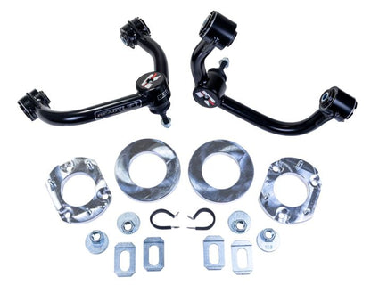 Black aluminum suspension leveling kit from ReadyLift part number 66-21301
