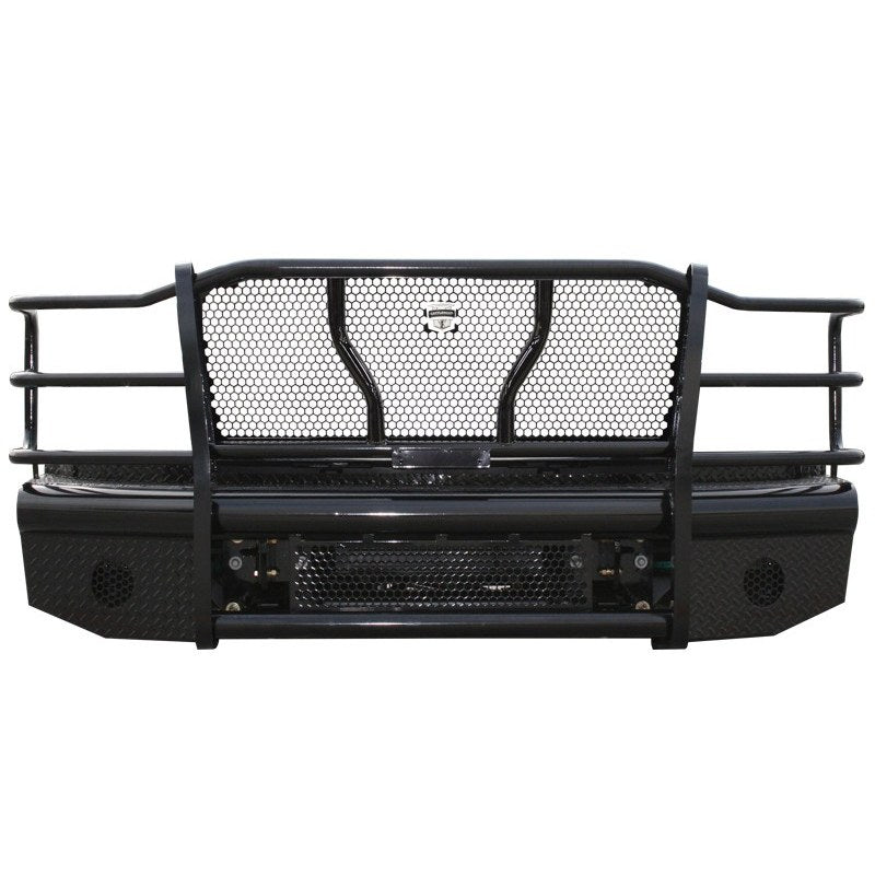 Black steel bumper with mounting hardware from Cattleman HD part number 2265PS