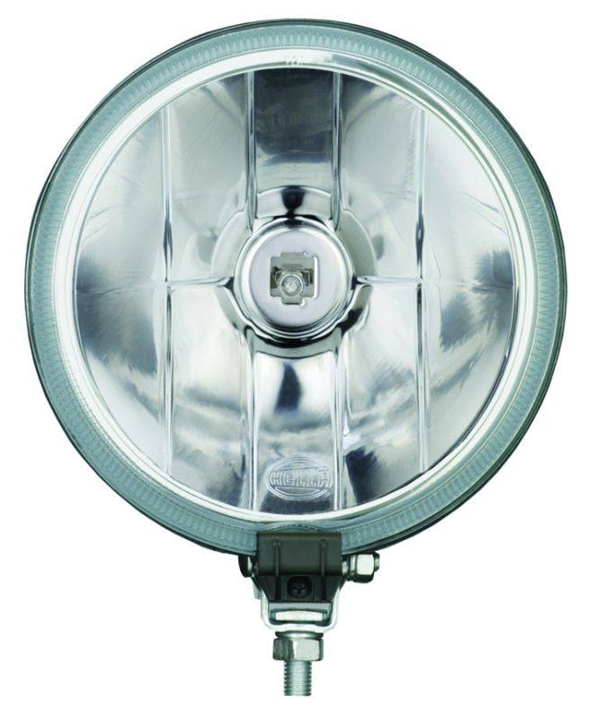 Clear abs driving light with mounting hardware from Hella part number 010032001