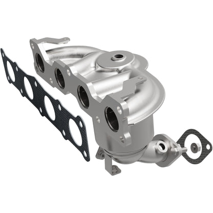 Uncoated stainless steel catalytic converter with integrated exhaust manifold from MagnaFlow Exhaust Products part number 5531774
