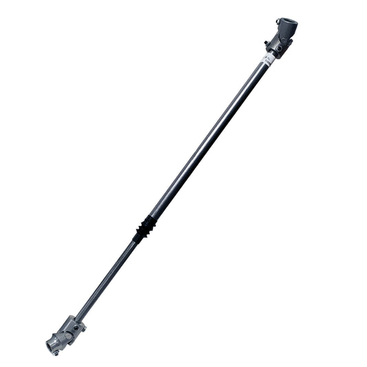 Natural steel steering shaft with mounting hardware from Borgeson part number 000910