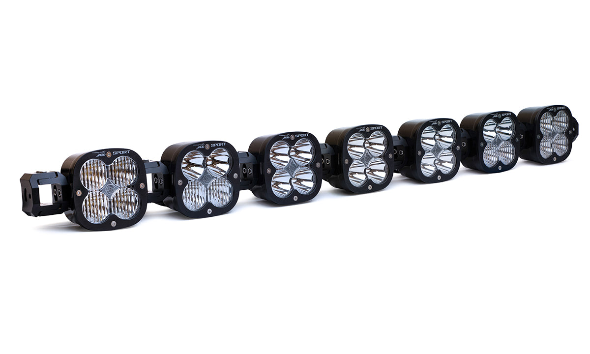 Black light bar with mounting hardware from Baja Designs part number 740005
