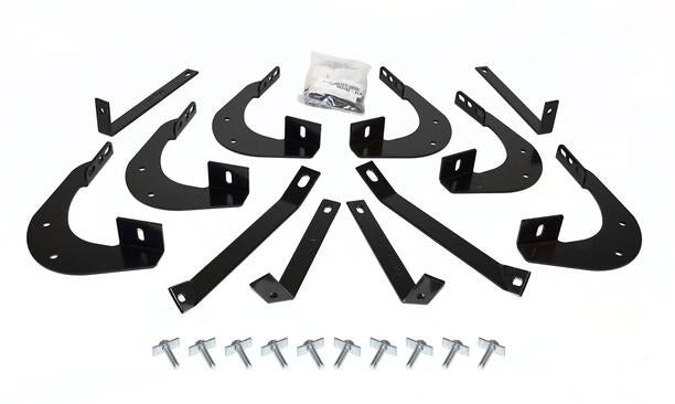 Mild steel step nerf bar mount kit from Big Country part number 391235