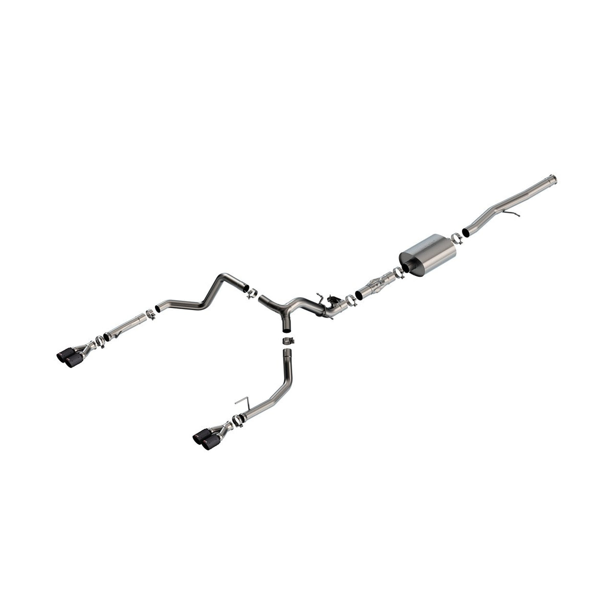 T-304 stainless steel exhaust system kit from Borla part number 140997CFBA