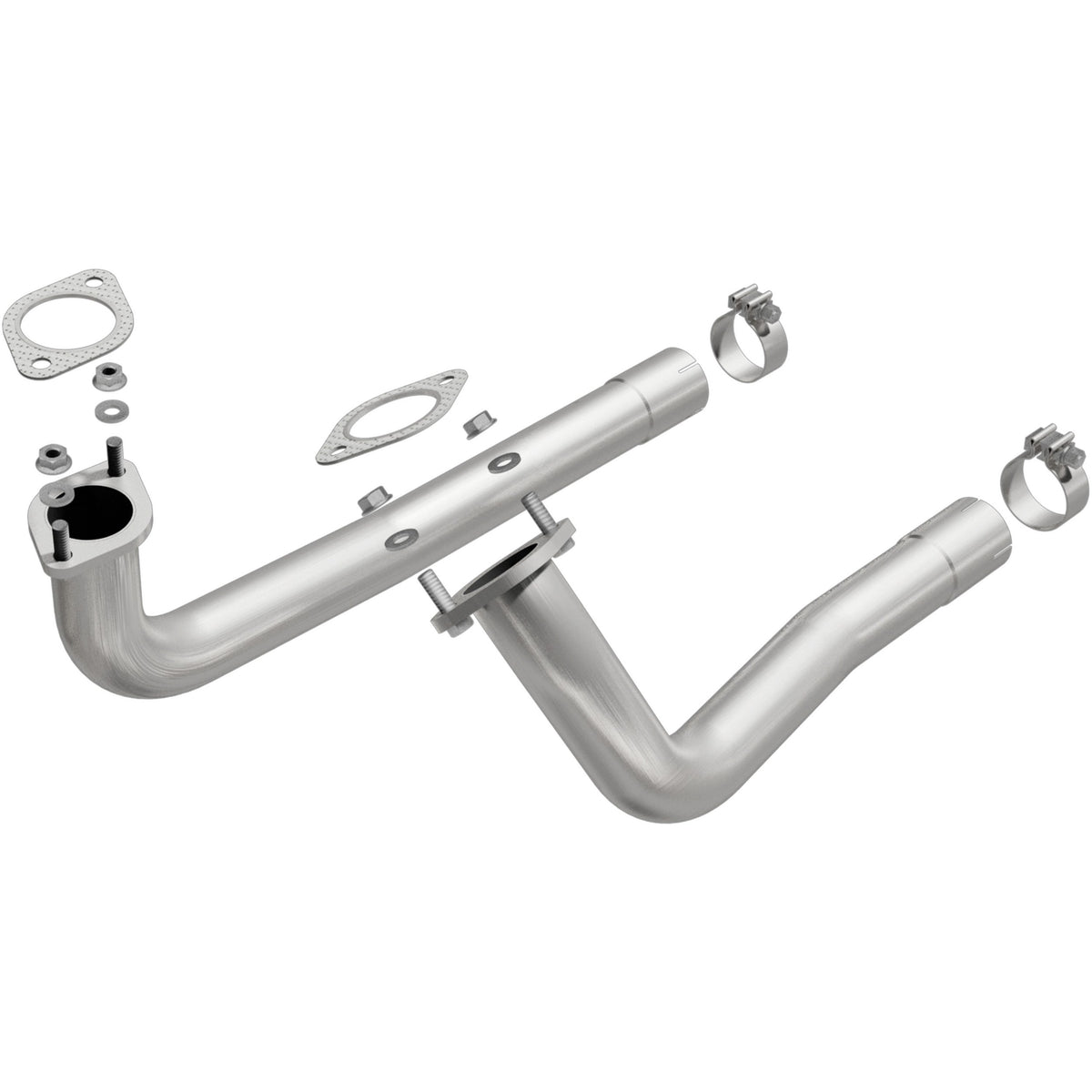 Stainless stainless steel exhaust manifold down pipe from MagnaFlow Exhaust Products part number 19304