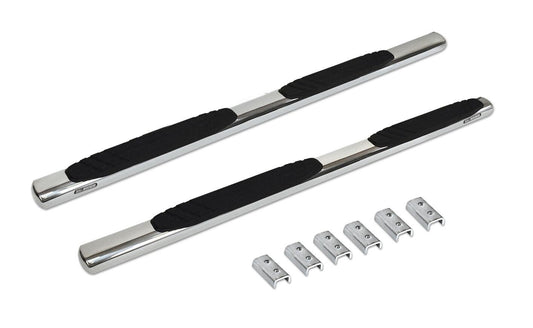 Silver stainless steel step nerf bar from Big Country part number 394256806