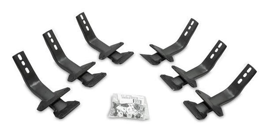Silver stainless steel step nerf bar with mounting hardware from Big Country part number 105269806