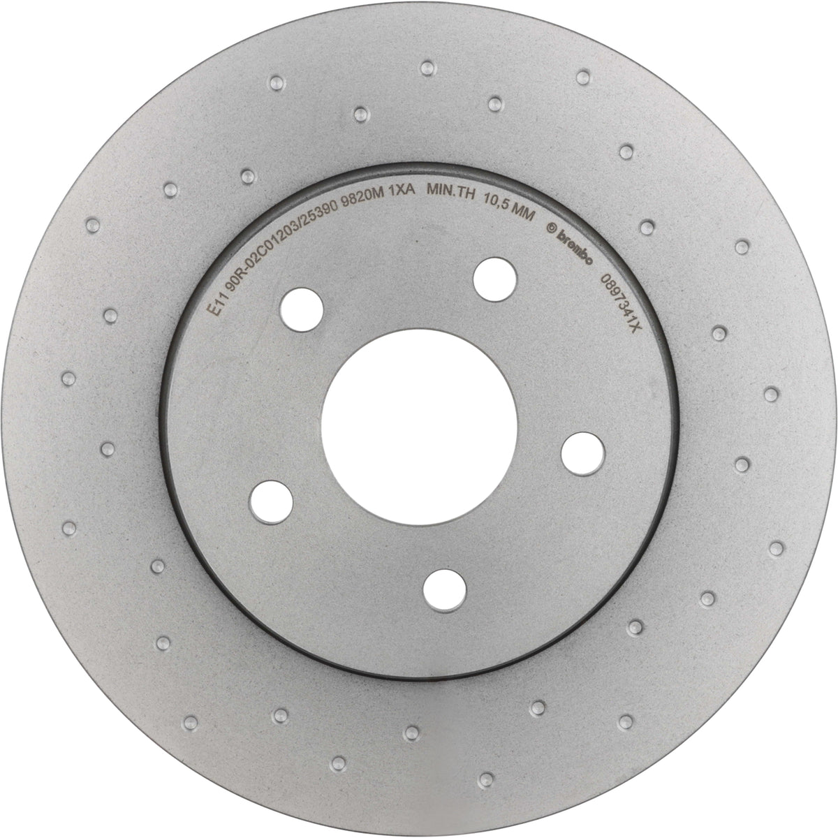 Disc Brake Rotor from Brembo part number 08.9734.1X