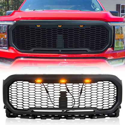 Matte black abs plastic grille from AMERICAN MODIFIED part number AMFMAA00122