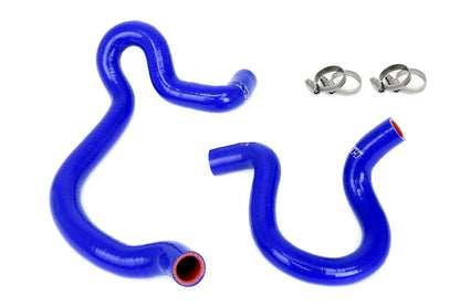 Blue silicone hvac heater hose kit from HPS Performance part number 57-2019-BLUE
