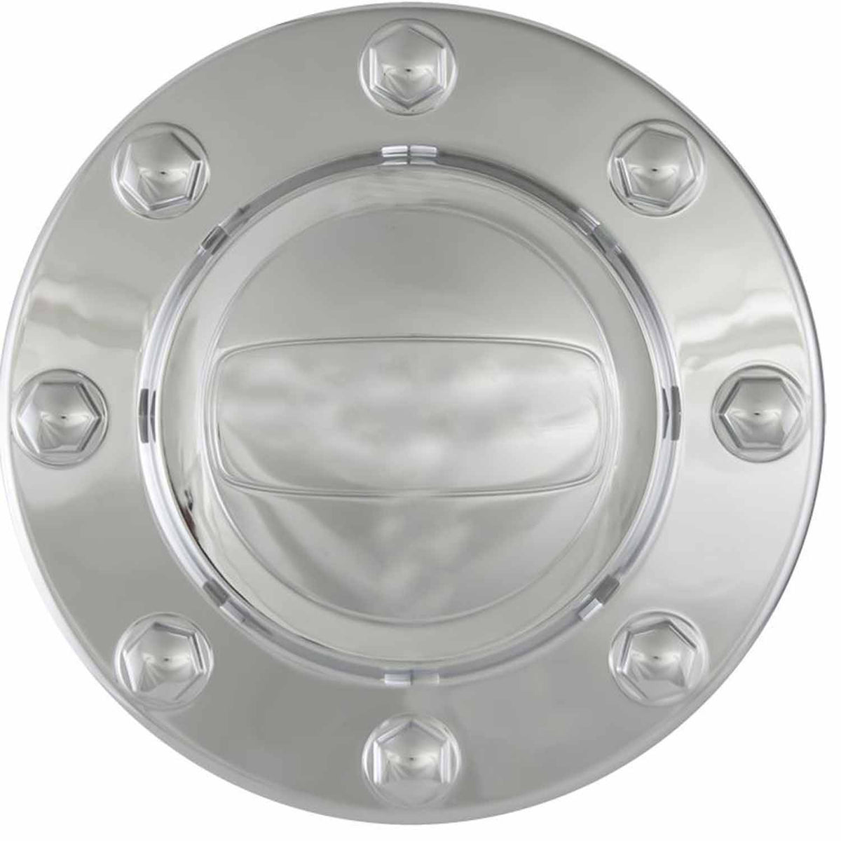 Silver chrome plated aluminum wheel cap set from Coast To Coast part number IWCC2414