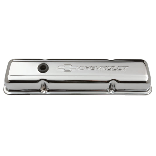 Chrome steel engine valve cover from Proform part number 141-102