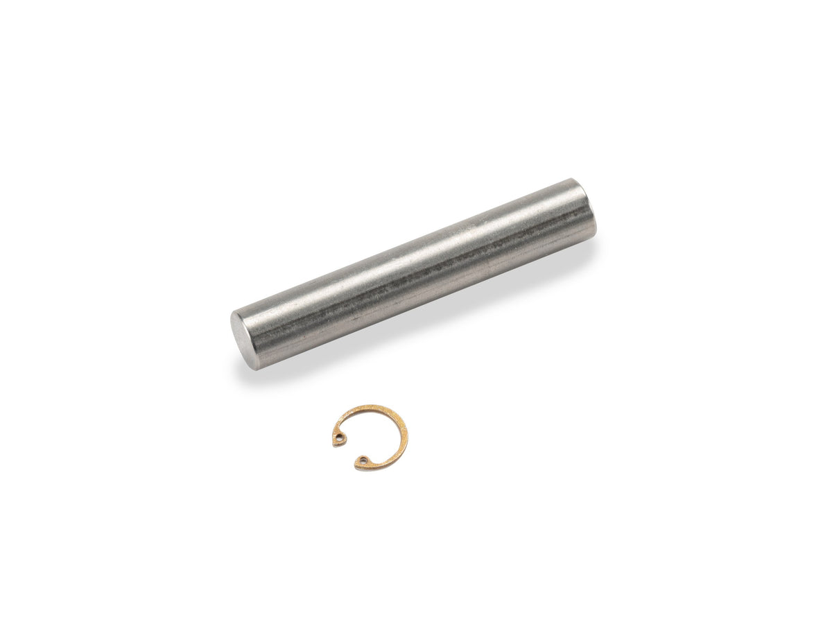 Silver machined titanium straight pin from Factor 55 part number 00277