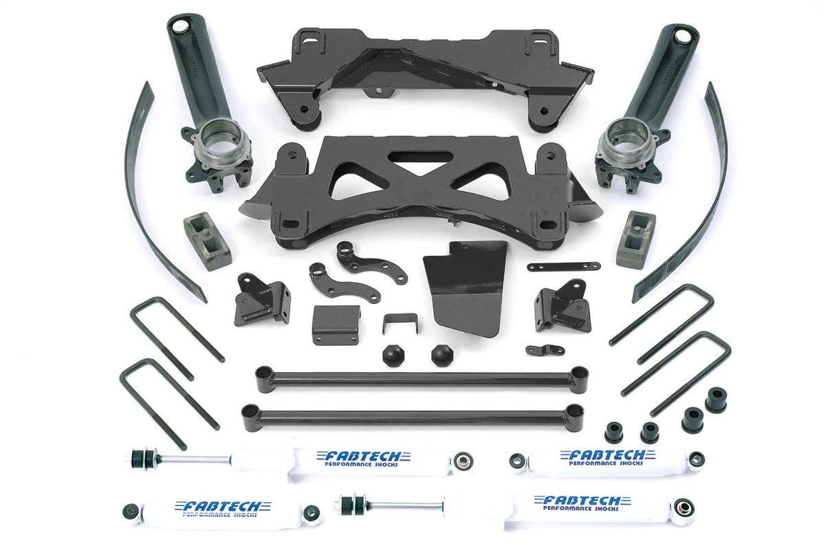 Performance Lift System w/Shocks from Fabtech part number K7002
