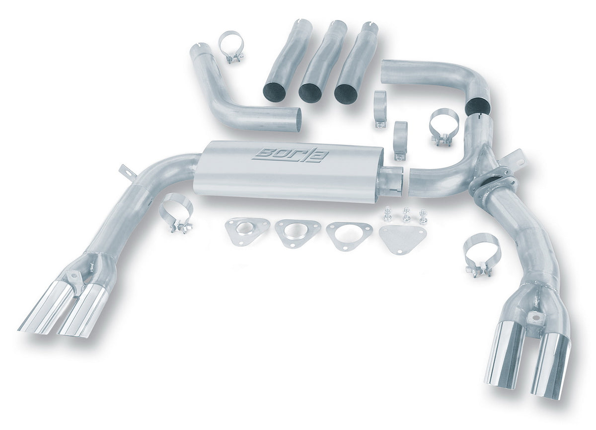 T-304 stainless steel exhaust system kit from Borla part number 14888