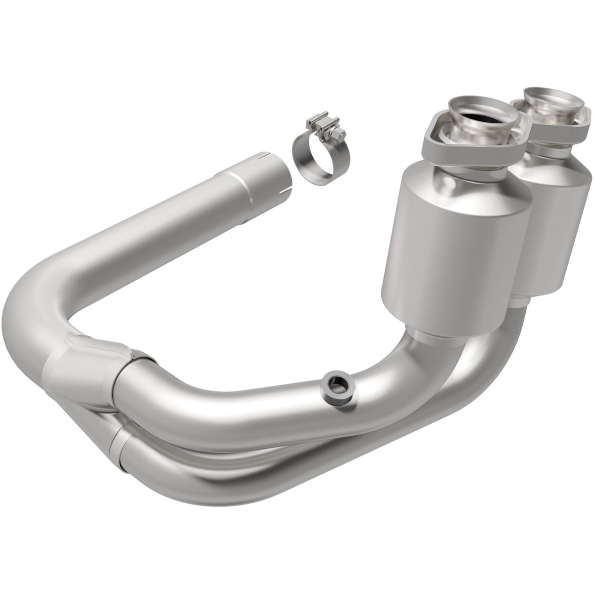 Stainless stainless steel catalytic converter from MagnaFlow Exhaust Products part number 50899