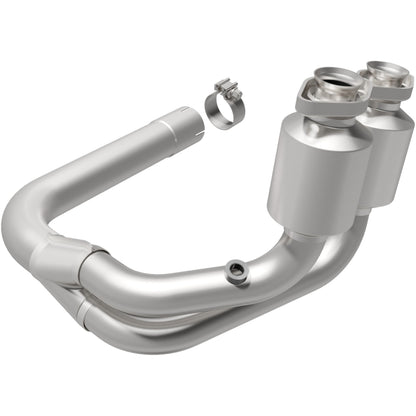 Stainless stainless steel catalytic converter from MagnaFlow Exhaust Products part number 50899