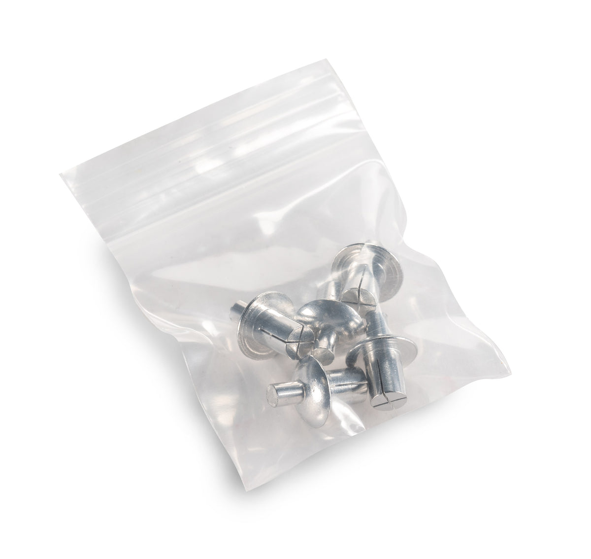 Silver raw 6061 aluminum rivet from Factor 55 part number 00391