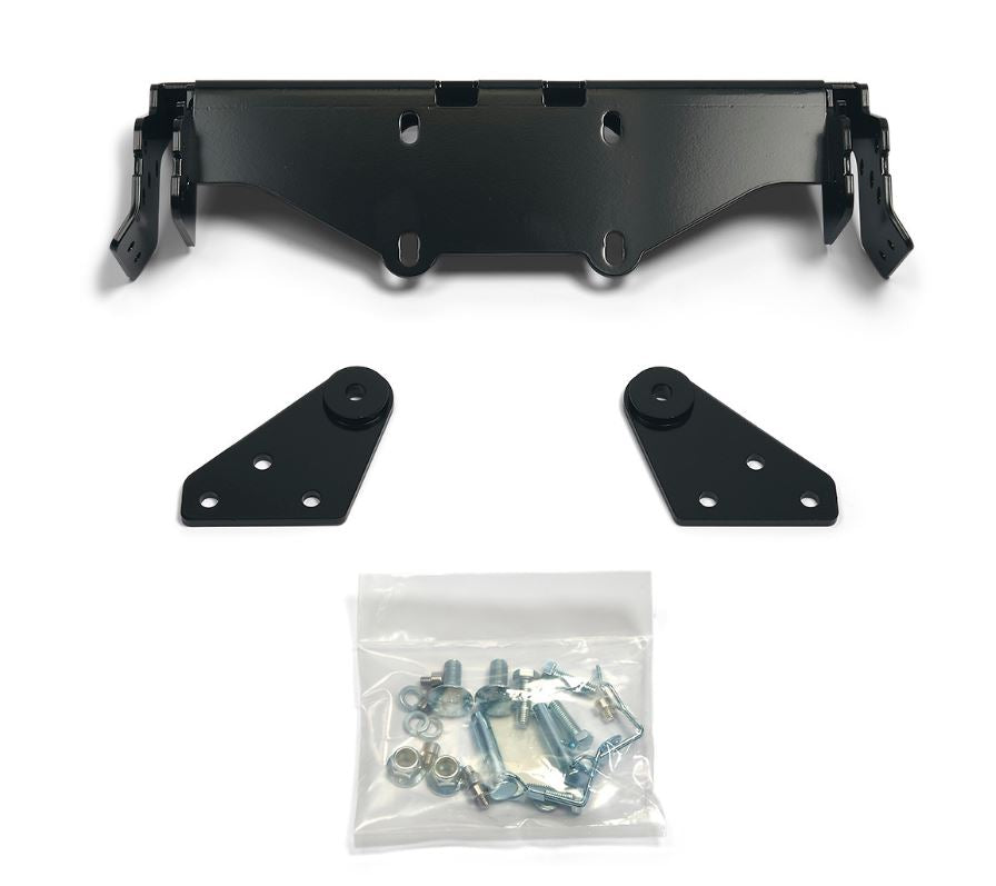 Black snow plow mount from Warn part number 95745