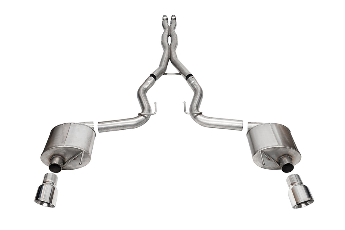 304 stainless steel exhaust system kit from Corsa Performance part number 21254