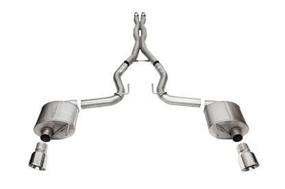 304 stainless steel exhaust system kit from Corsa Performance part number 21254