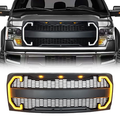 Matte black abs plastic grille from AMERICAN MODIFIED part number AMFMAA00124