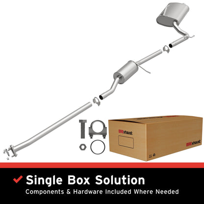 Satin exhaust system kit from BRExhaust part number 106-0585