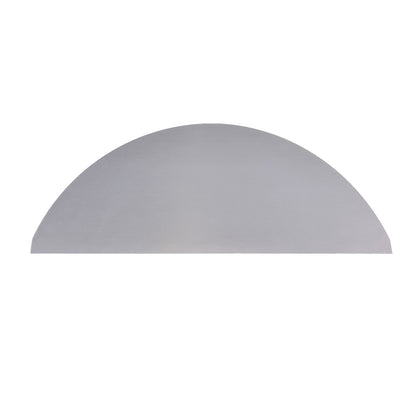 Silver chrome plated steel fender insert with mounting hardware from Husky Towing part number F0002