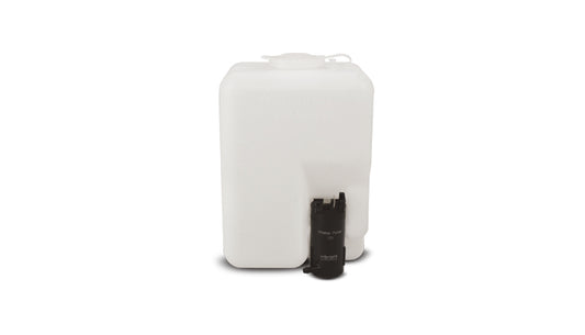Plastic washer fluid reservoir from Vibrant Performance part number 10400