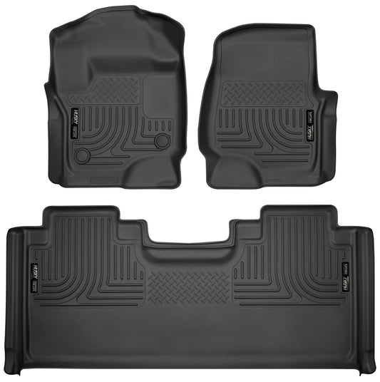 Husky Liners 94071 Weatherbeater - Front & 2nd Seat Floor LinersFloor LinerHusky Liners