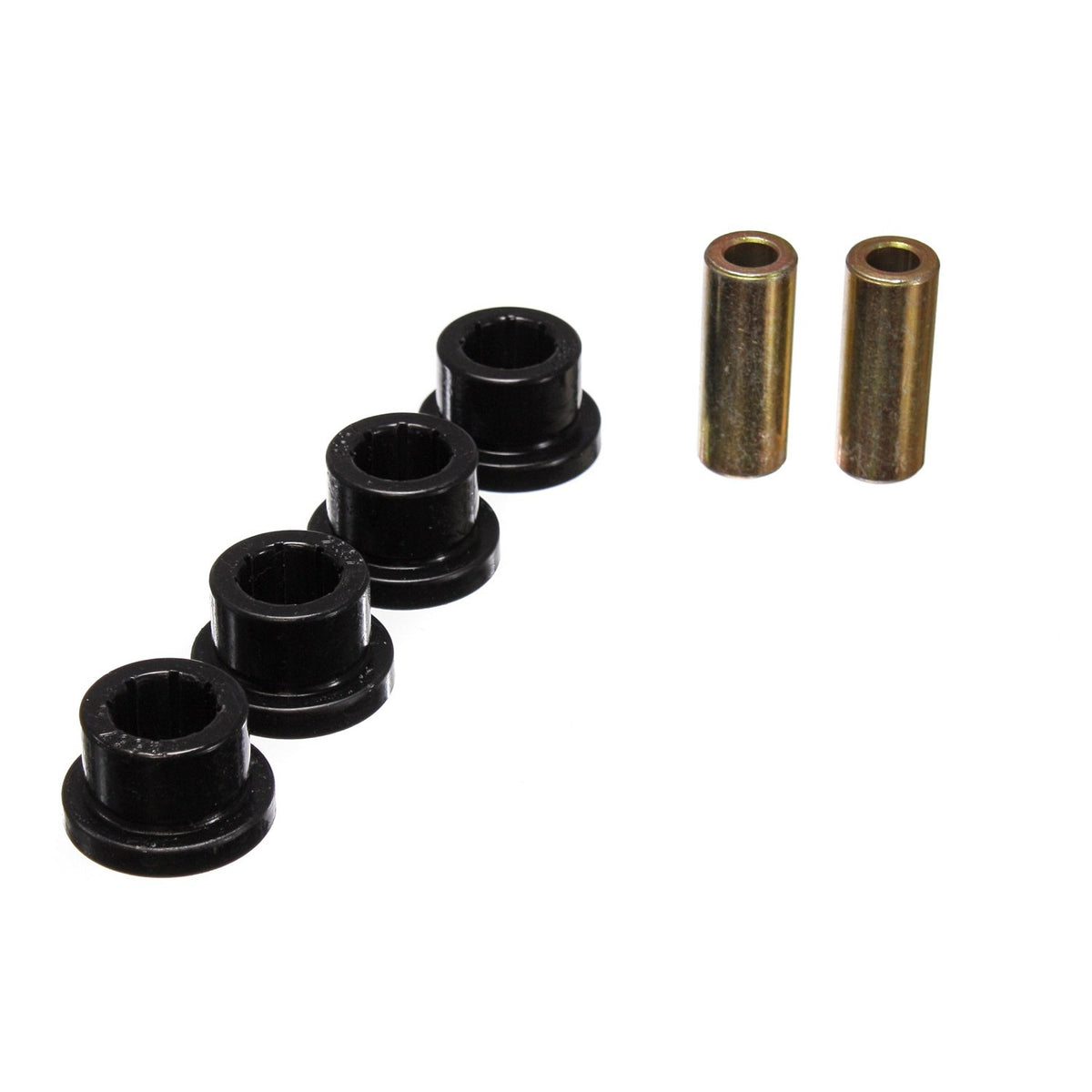 Black polyurethane suspension stabilizer bar link bushing from Energy Suspension part number 9.9482G