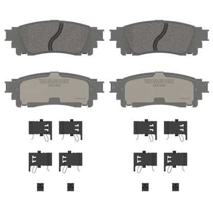 Disc Brake Pad Set from Wagner Brake part number OEX1805