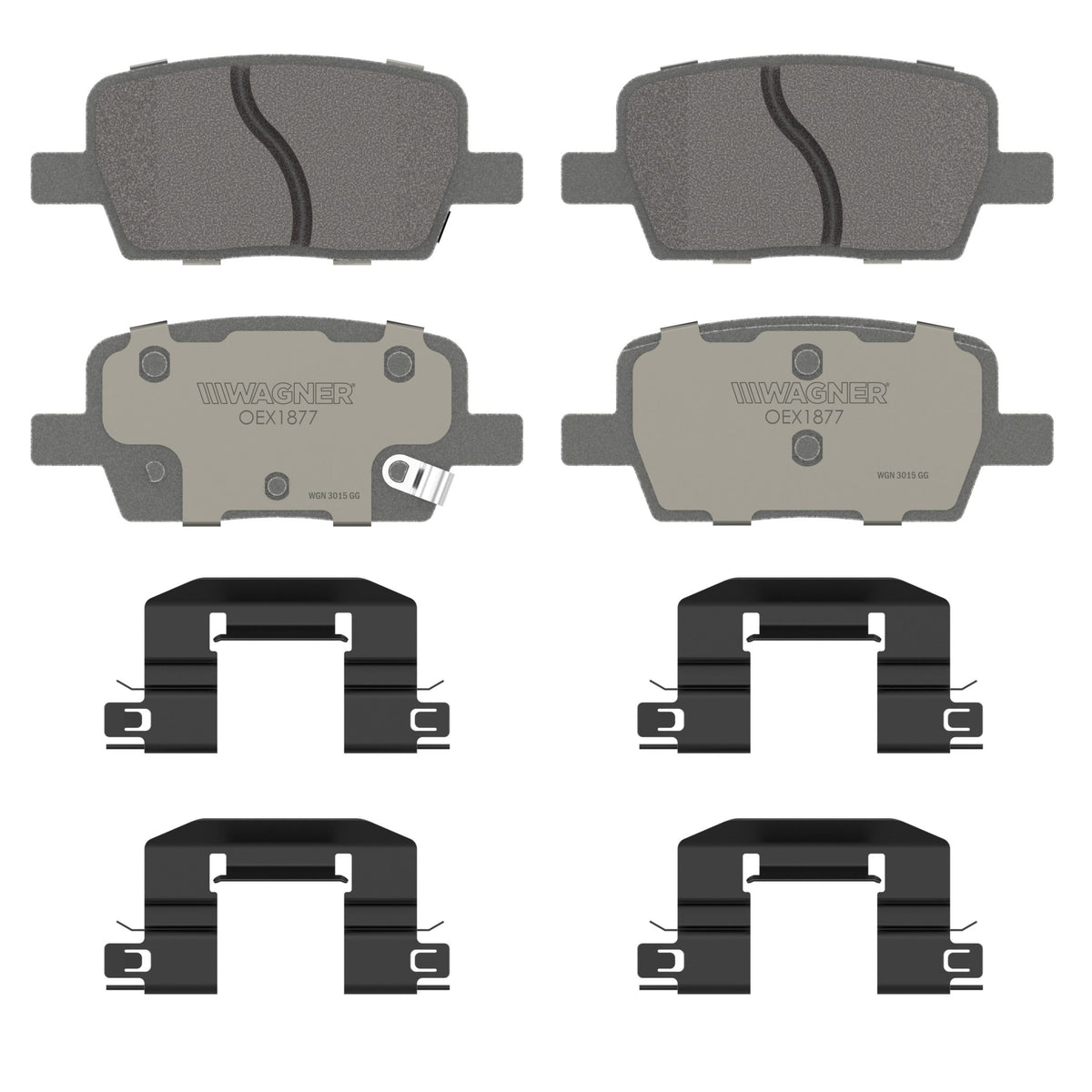 Disc Brake Pad Set from Wagner Brake part number OEX1877