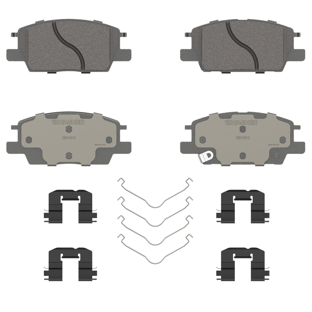 Disc Brake Pad Set from Wagner Brake part number OEX1913
