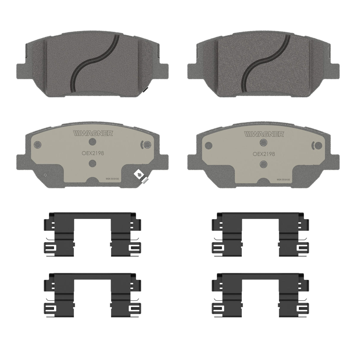 Disc Brake Pad Set from Wagner Brake part number OEX2198