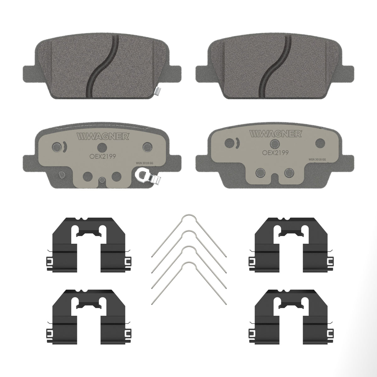 Disc Brake Pad Set from Wagner Brake part number OEX2199
