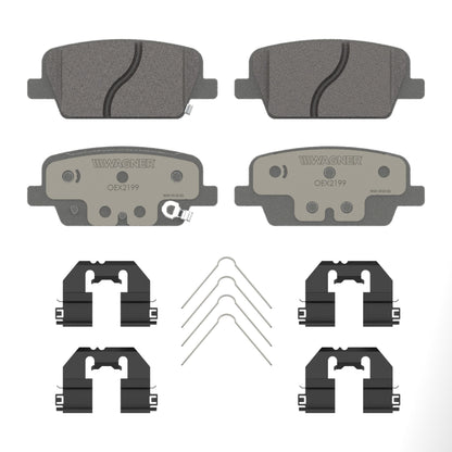Disc Brake Pad Set from Wagner Brake part number OEX2199