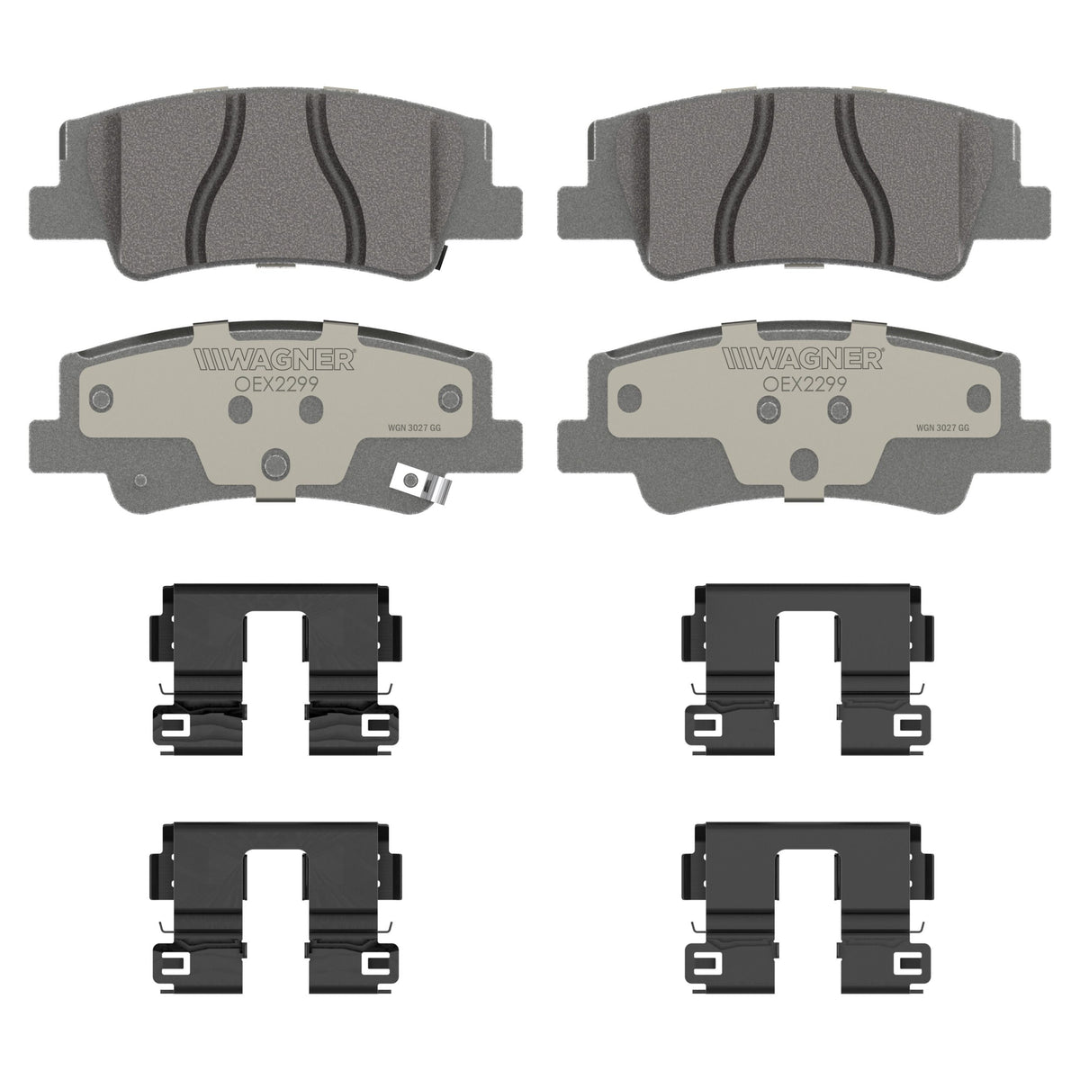 Disc Brake Pad Set from Wagner Brake part number OEX2299