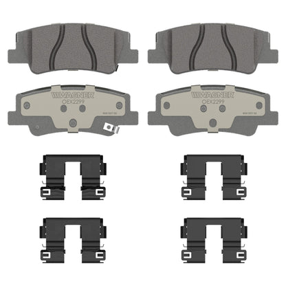 Disc Brake Pad Set from Wagner Brake part number OEX2299