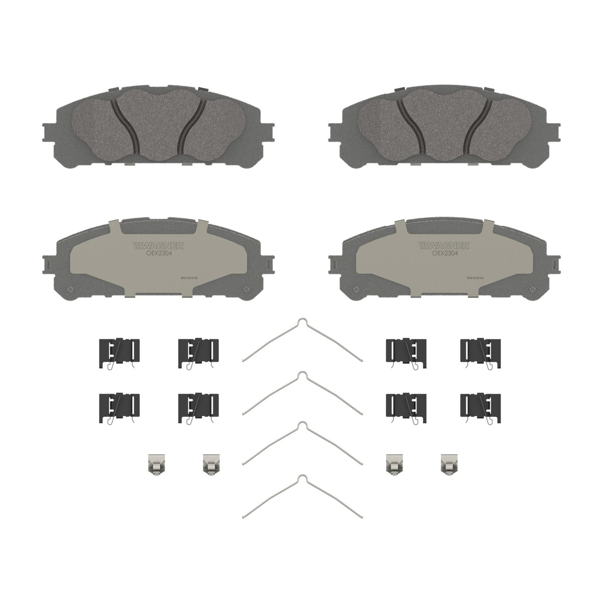 Disc Brake Pad Set from Wagner Brake part number OEX2304