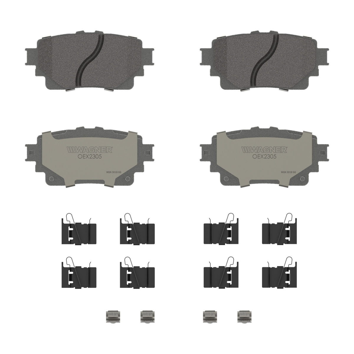 Disc Brake Pad Set from Wagner Brake part number OEX2305