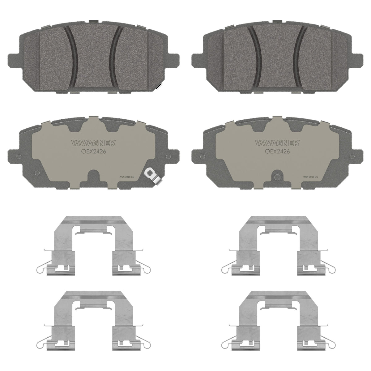 Disc Brake Pad Set from Wagner Brake part number OEX2426