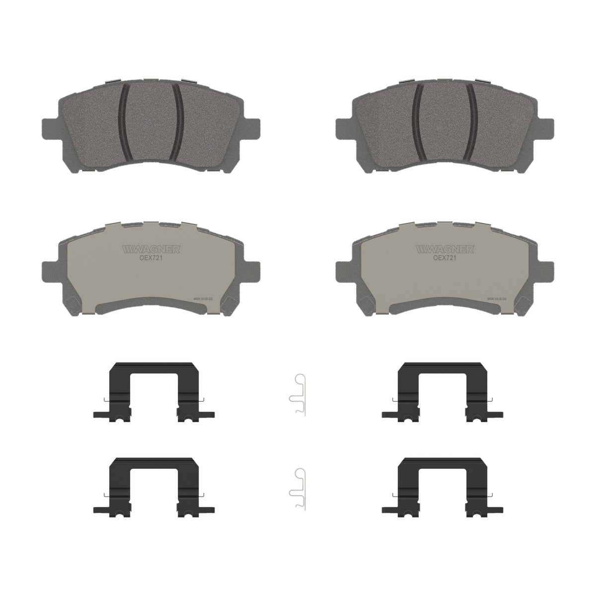Disc Brake Pad Set from Wagner Brake part number OEX721