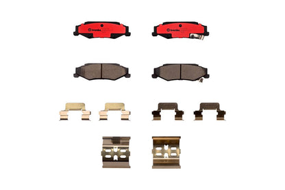 Disc Brake Pad Set with mounting hardware from Brembo part number P10047N